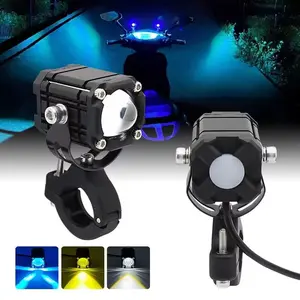 Universal Motorcycles Headlight Fog Light Led Auxiliary Driving Lamp For BMW R 1200GS R1250GS ADV F800GS K1600 Honda CRF1000L