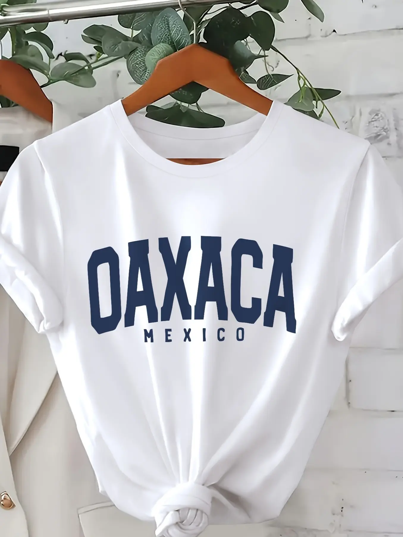 Women's casual short-sleeved T-shirt-Oahaka Mexico unisex soft cotton short sleeve t shirt, vintage graphic casual tee for men women teens, perfect birthday holiday gift for camping travel gym daily street  wear