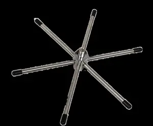 Twinpoint WILKIT-B 6 Element Mobile Ground Radial, Black