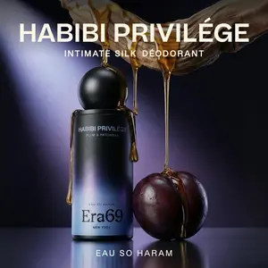Era69 Habibi Privilege — Silk Deodorant Crème for Intimate Skin | Sinfully Soft · Addictive | Plum Patchouli & Orange Blossom | 3.4oz