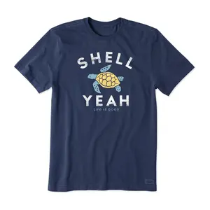 Life is Good Men's Shell Yeah Crusher Tee