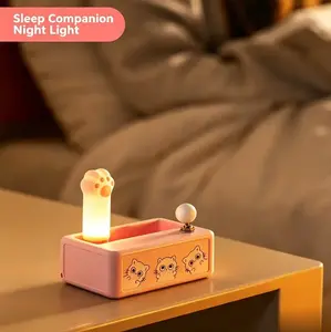 Night lights, stress-relieving toys, ,Gift for girlfriend,anxiety relief, creative holiday gifts, cute desk ornaments for office use, suitable for office workers, family decorations, outdoor use, USB charging