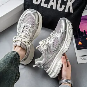 UYCEKK Men's Summer Casual Sports Breathable Thick-Soled Running Shoes for Teenagers