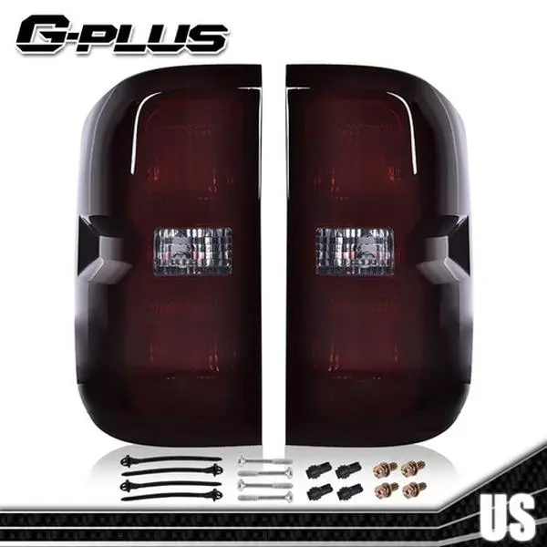 G-PLUS Tail Lights Fit For 2014-2019 Chevy Silverado 1500 2500 3500 HD Tail Lights Brake Lamps