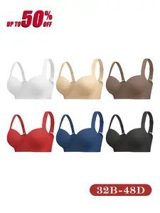 Mimilemon 3PC Full coverage  Push-up  bra for women everyday Comfort  full cup bra Seamless Tshirt Bras Sports Bra Bralette Basic Comfortable Fit Womenswear Everyday  TikTokShopBlackFriday Close comfortable Bra pushup  bea