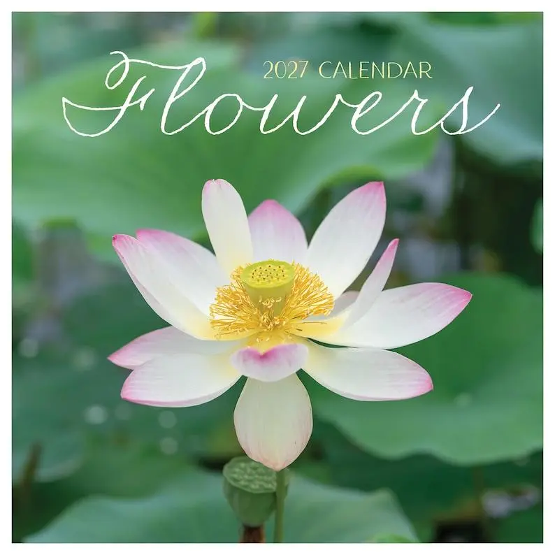 2027 Flowers Mini Calendar