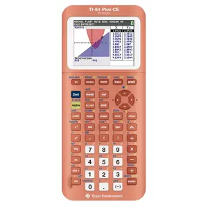 Texas Instruments CE Graphing Calculator 84+ - Peach Orange: Perfect for SAT & AP Exams