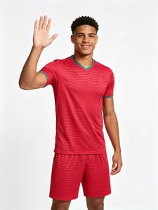New Football Kit Set, Uefa Champions League Fan Jersey, Men's Sports, Short Sleeve Shirt, Shorts, Training Gear, Soccer Equipment