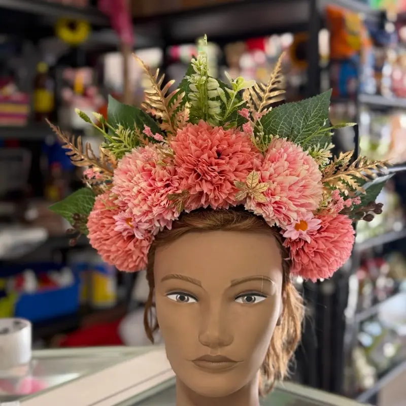 Catrina Head crown  for Dia de los Muertos