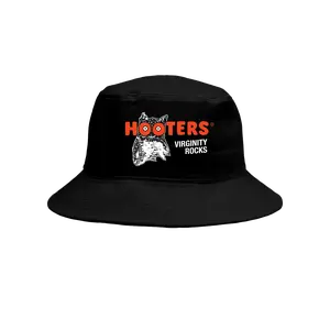 Virginity Rocks x Hooters Black Bucket Hat
