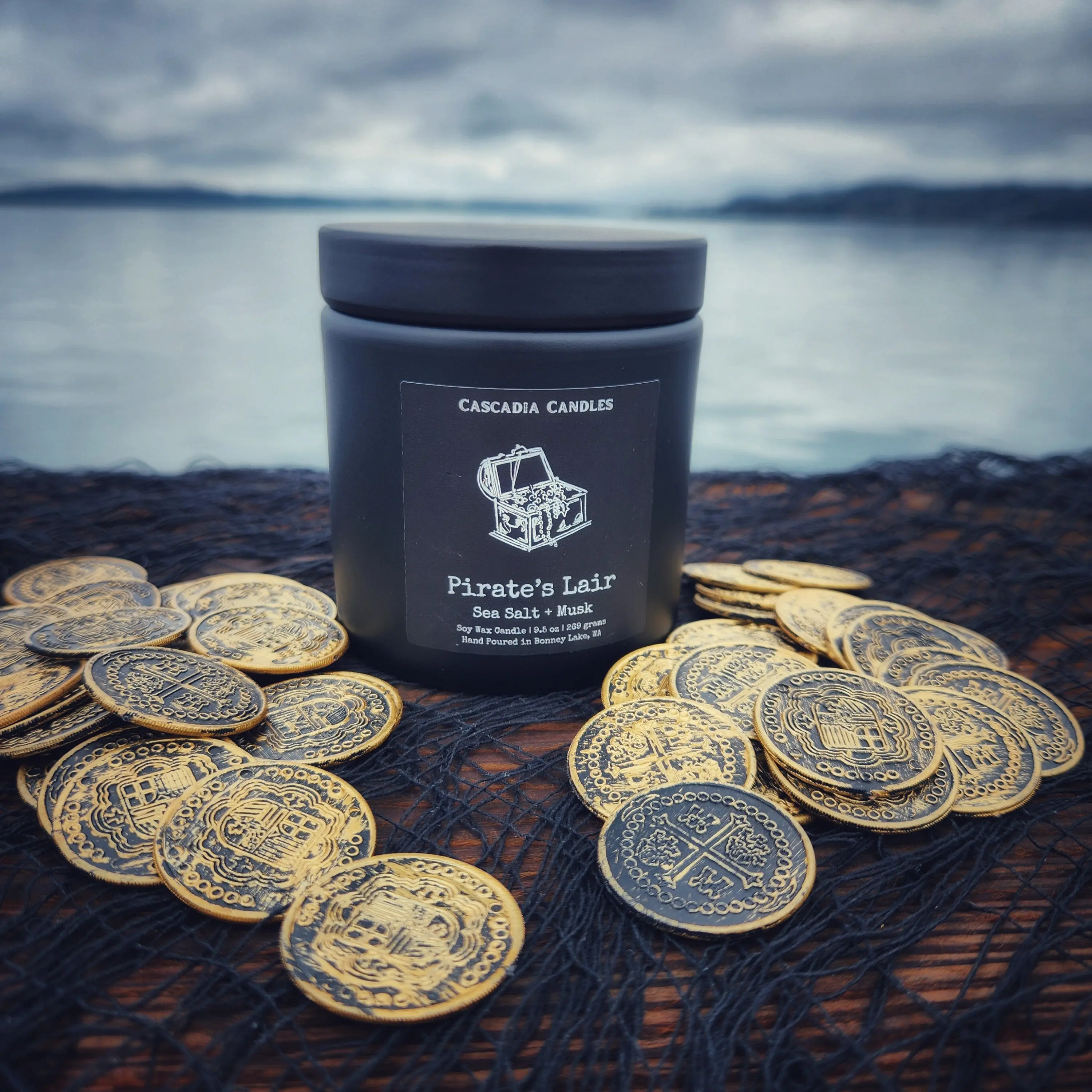 Pirate's Lair Candle | Sea Salt + Musk