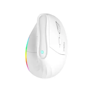 KYSONA 57° Ergonomic Wireless Tower Mouse, Vertical Quiet Ergo Mouse, Bluetooth(BT5.0,BT3.0)&2.4G, (800/1200/2400/2400/4000), 7 Buttons for Windows, macOS, iPadOS, Laptop, PC