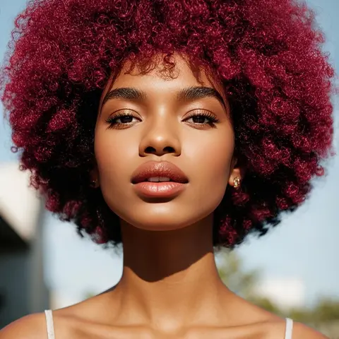 8 Inch Afro-kinky Curly Wig, Fluffy Curly Wigs for Daily, Party Use, Short Synthetic Afro Curly Wig for Women, Perfect for Halloween & Christmas Use.