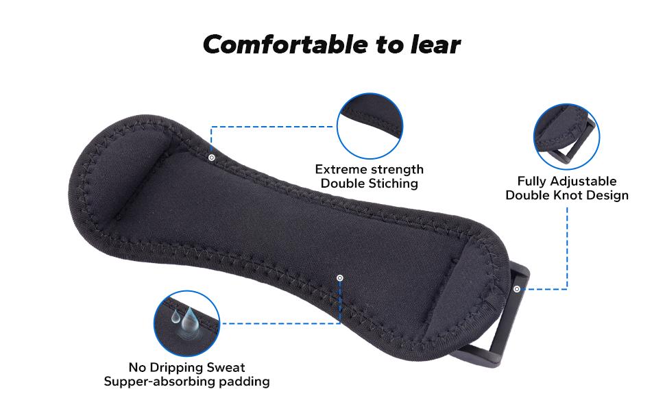 MERACH Adjustable Patellar Brace, Patella Belt, Sports Knee Sleeve - Pain Relief, Tendon Stabilization for Jumper's Knee, Tendinitis - Multi-Sport Use Ideal for Basketball, Running Summervibes