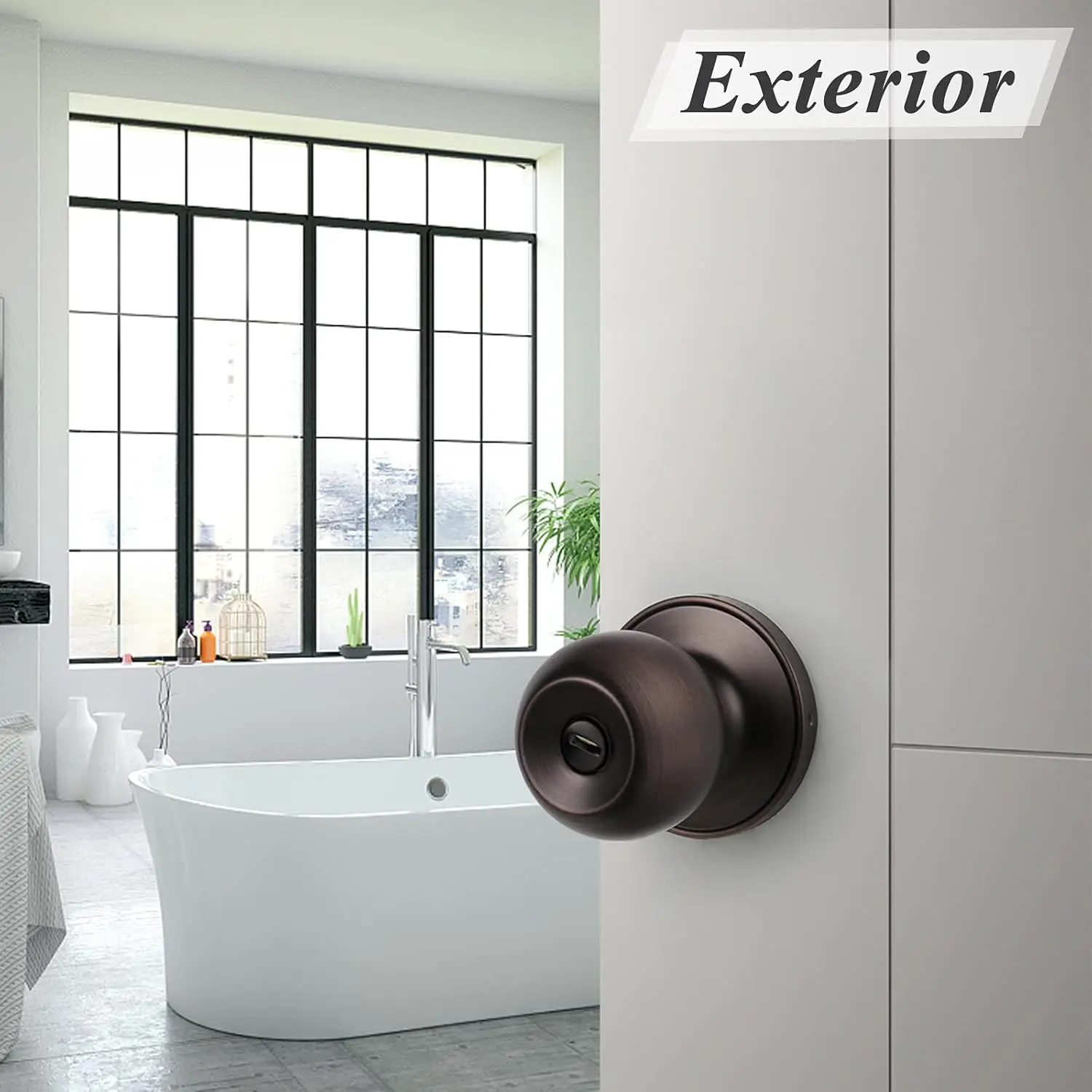 Probrico Round Ball Knobs Keyed Alike/Keyed Entry/Privacy/Passage/Dummy Door Lock Knob