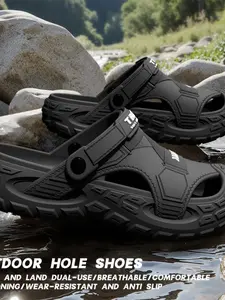 Women's Plus Size High-End Summer Outdoor Flip Flops, Durable Non-Slip Soft Sole Clogs for Men & Women, Casual Eva Sandals, Slipper