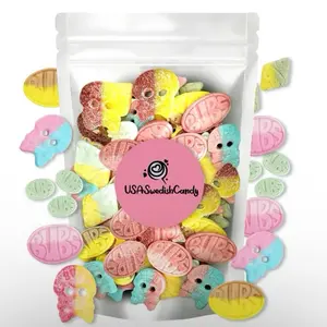 Bubs Swedish Candy Sweet/Sour Mix 1/2 lb Resealable Bag