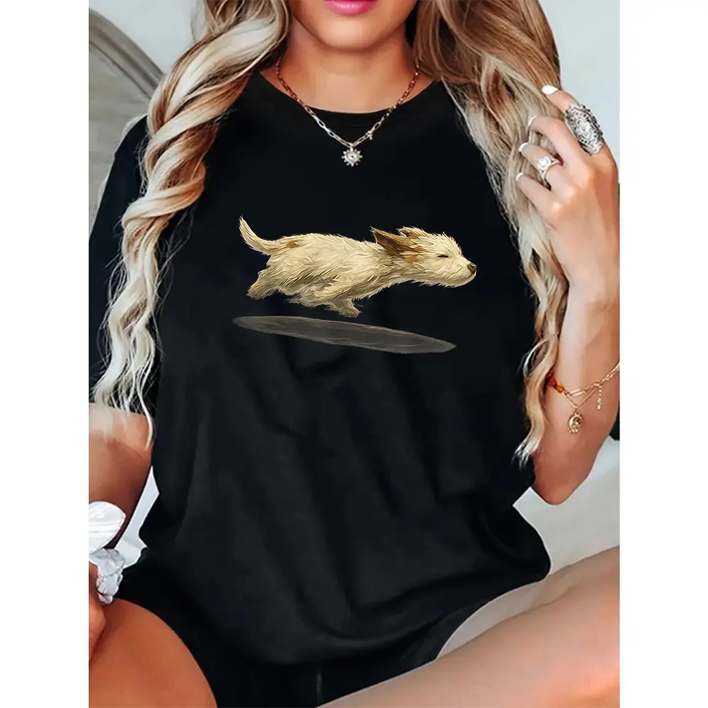 Cute Running Dog Shirt