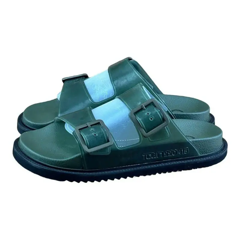 Re Ferdinando men size 8 Vero Cuoio Blue  Slides sandal Re Ferdinando Vero Cuoio Blue Slides sandal Slippers | eBay main image 4