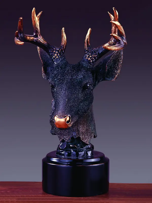 Marian Imports 35109 Deer Head Sculpture - 7.5 x 11.5 in.