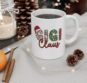 Gi-gi Christmas Mug, 11 oz Ceramic Christmas Gi-gi Mug, Xmas gift for Gigi, Christmas Gi-gi gifts, G