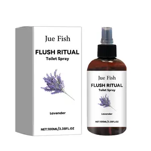 Jue Fish Aromatic Fresh Toilet Spray Indoor Deodorant Lavender Flavor Fresh Air Lasting Fragrance