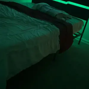 Wood Bed Frame for Queen King Full with Headboard & Storage Shelf, Queen Size Bed Frame with LED Lights & Charging Station,  No Mattress, Holds up to 900LBS with Metal Slats & Frame, No Noise