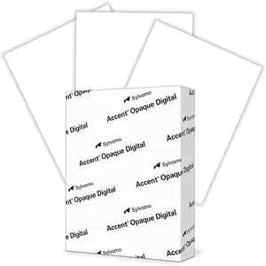 Accent Opaque White Printer Paper, 8.5” x 11” 32lb Bond/80lb Text Copy Paper – Premium Computer Paper with Smooth Finish, 97 Bright, 118gsm – Multipurpose White Paper – 188100R – 400 Sheets (1 Ream)