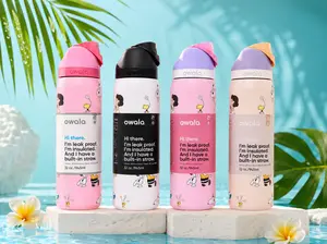 Owala Insulated Water Bottle – Large Capacity, Spill-Proof & Travel Ready– Cold 24H, Hot 12H