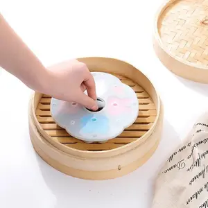 Local Brand Cartoon silicone cake, jelly, and cake steaming mold with lid. Add to dessert- color Pink Only