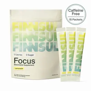 FINNSUL FOCUS Electrolyte Drink Mix Cognizin, Magnesium, Biotin, Vitamin B for Energy, Hydration & Mental Clarity — Supports Memory, Concentration  — Sugar Free, Low Calorie (15 Packets)