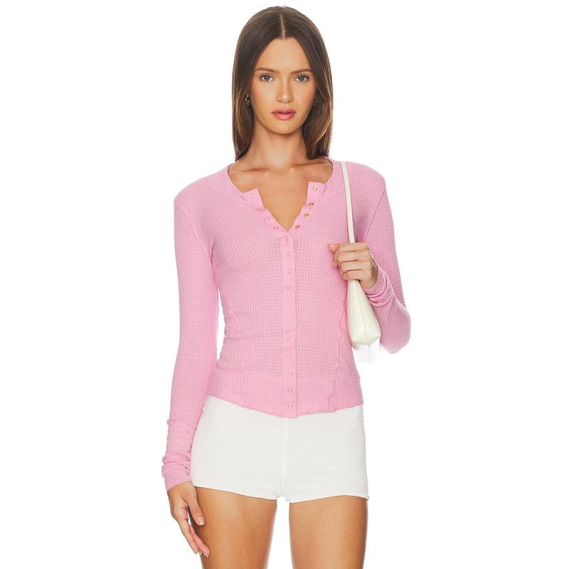 Free People Going Places Cardi in Cherry Crush