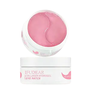 [IFUDEAR Official] Peptide Collagen Hydrogel Eye Patch 60 Patches Depuff & Hydrate Under-Eye Bags in 10 Minutes | For Puffiness, Wrinkles, Fine Lines & Dark Circles, Anti Aging Firming for Men & Women | Enriched with Caffeine Niacinamide 2PCS eye mask