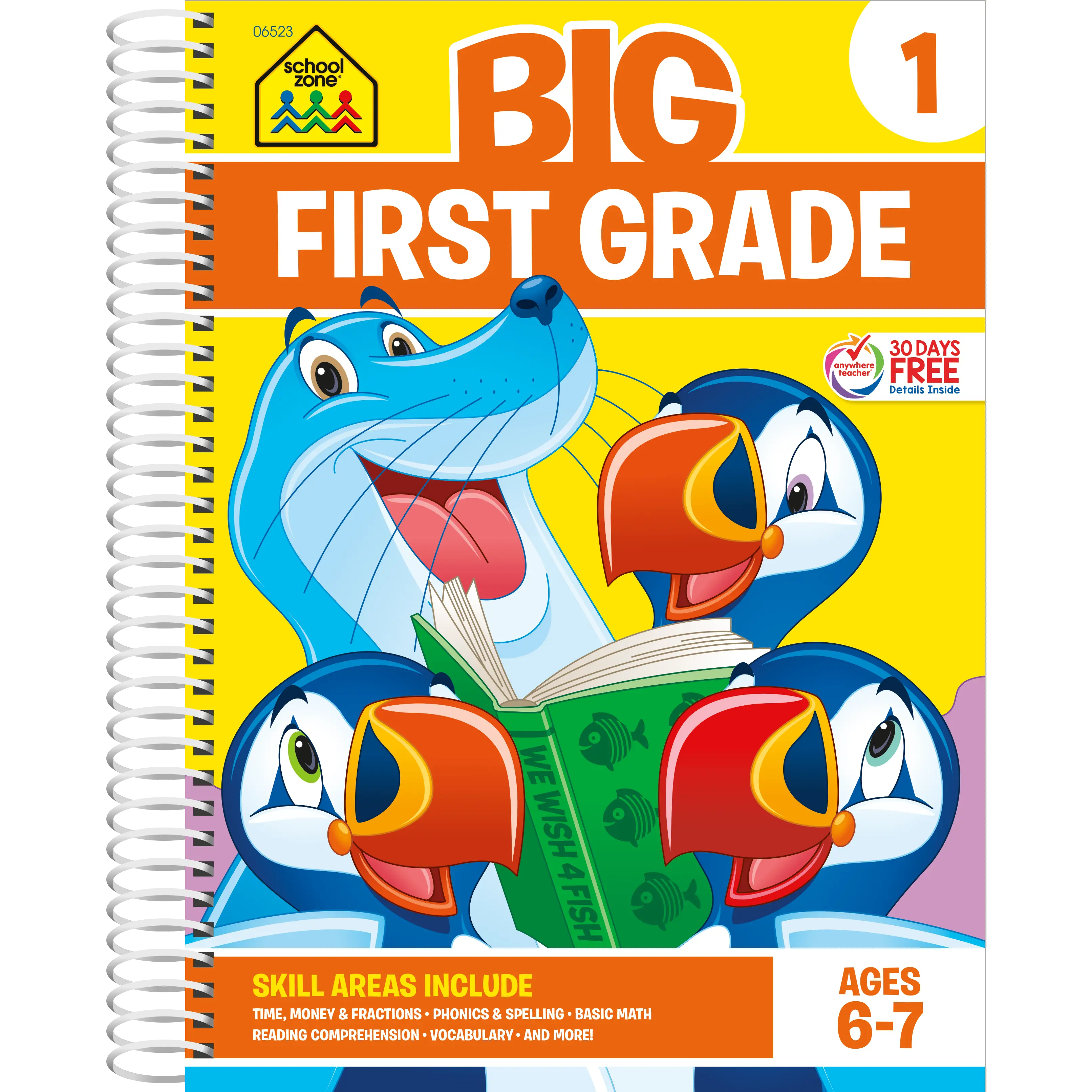 Big First Grade Workbook (Spiral Bound)