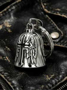 Bells for motorcycles, bell, motorcycle bell, guardian angel, guardian bell accessories or key ring for biker gifts, Guardian Angel Keychain