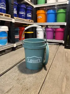 Lowe’s teal mini bucket Lowe’s teal mini bucket