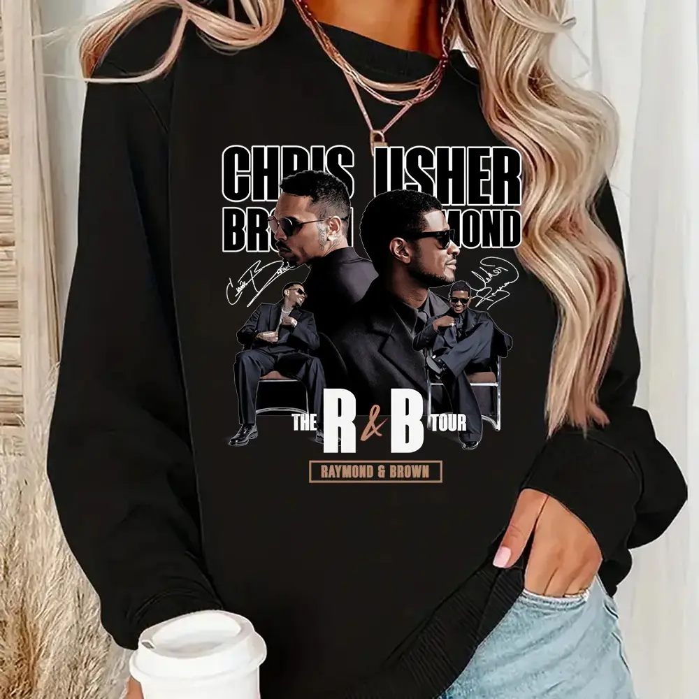 Raymond and Brown R&B Tour 2026 Music Lovers Gift Idea Sweatshirt For Men Women Unisex Graphic Tee Streetwear Crewneck Casual Top Clothing Menswear Outfits .