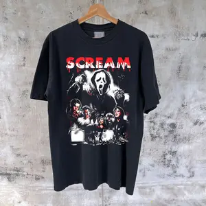 Scream Vintage Halloween T-shirt, Scream Movie T-shirt, Scream Shirt, Gift Tee for Men Women, Unisex T-Shirt