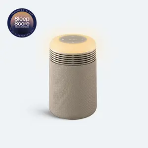 Blueair Mini Restful Smart Alarm Clock Air Purifier Bedroom - HEPA Sleep White Noise USB-C Small Room Quiet