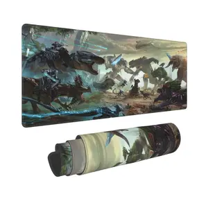 ARK Inspired Extended Mouse Pad 11.8x31.5 in– Large Desk Mat for Work & Gaming, Premium Polyester Surface, Non-Slip Rubber Bottom