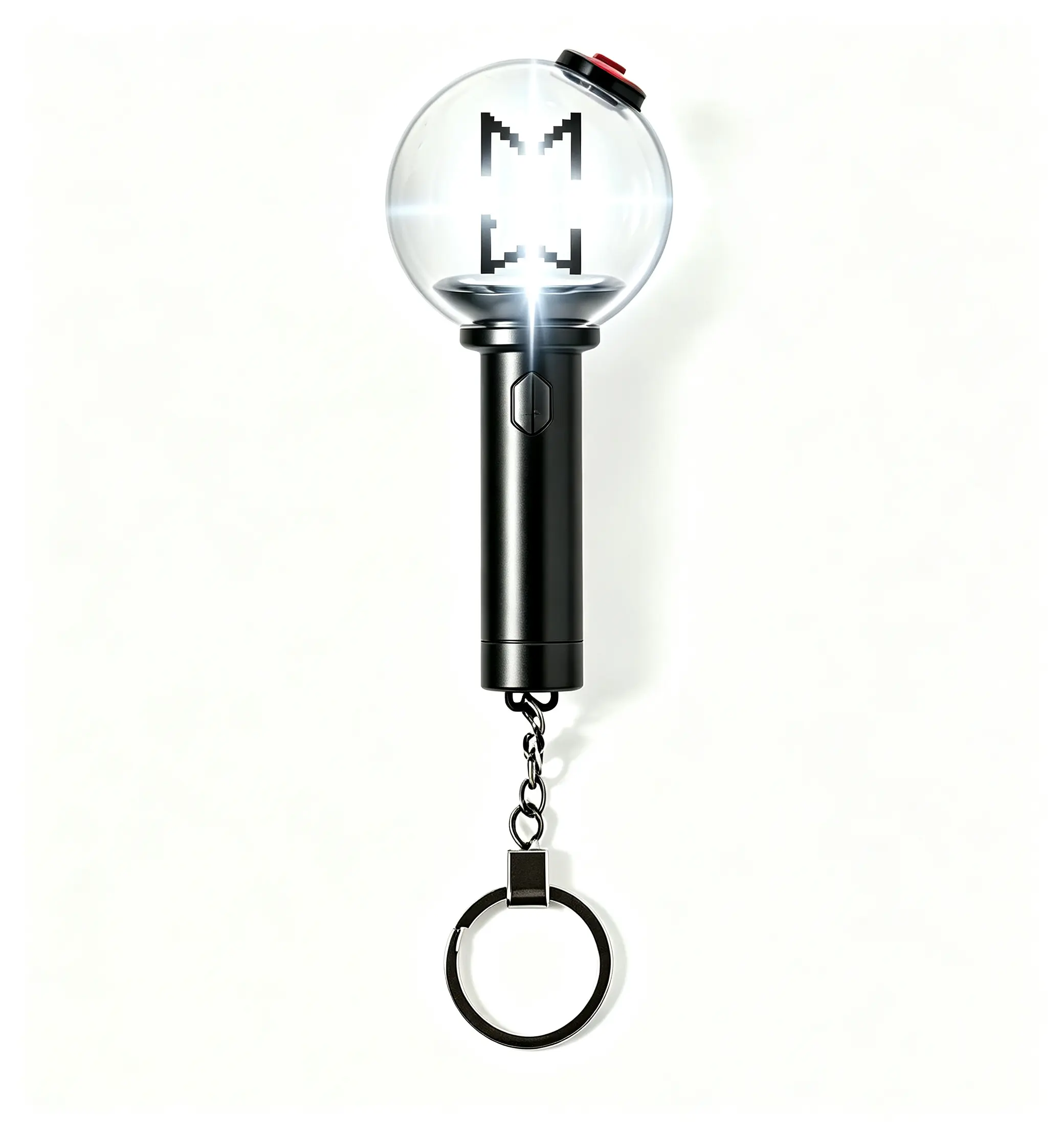 Lightstick Keychain Portable Light Up Concert Light Keyring Backpack Key Decor Accessories Ideal Fans Gift