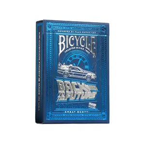 Bicycle Back to the Future Playing Cards – DeLorean Time Machine Deck, Unique Collectible, Card Set, Themed Card Game