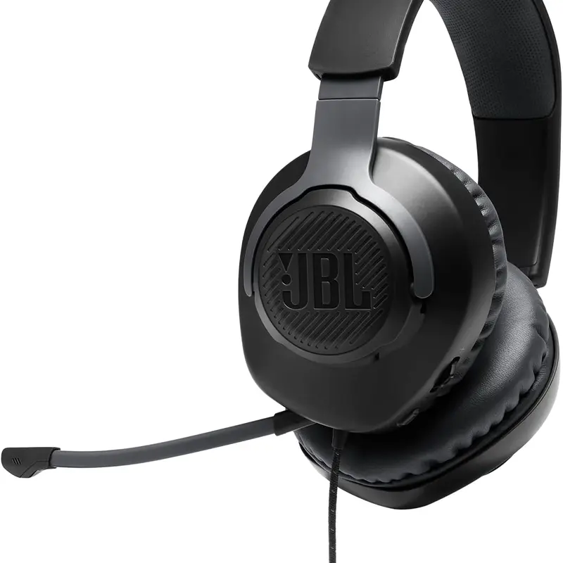 JBL Quantum 100 - Wired Over-Ear Gaming Headphones - Black, Large
