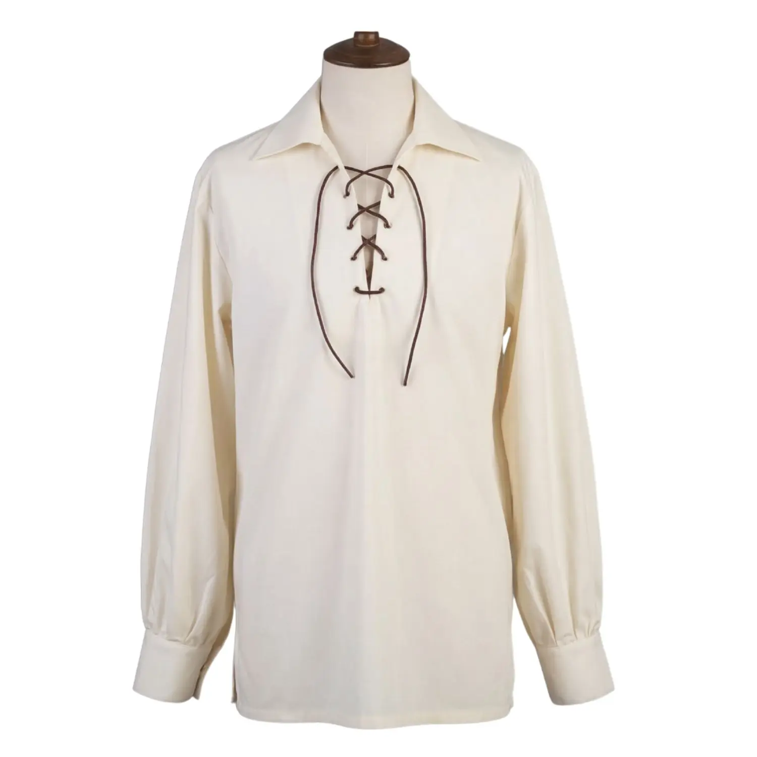 Cream Men's Scottish Highland Jacobite Shirt