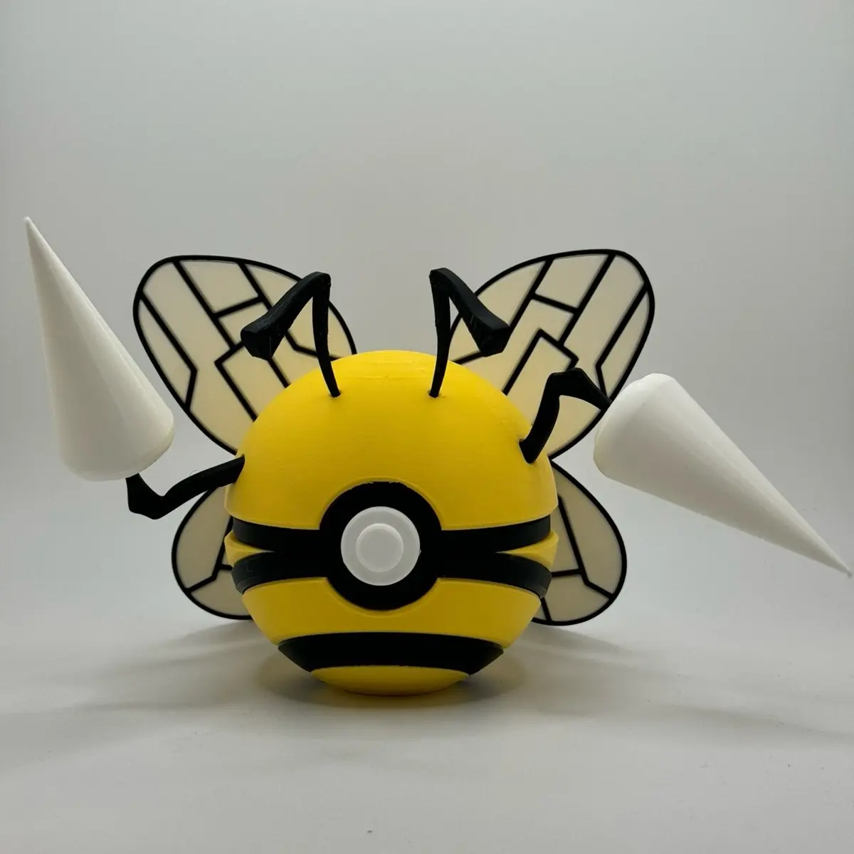 Decorative Beedrill Themed Poké Ball - Perfect for Fans of Anime and Video Games