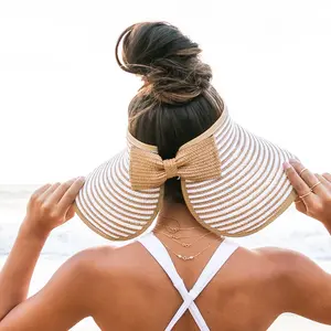 Foldable Bow Stripe Visor