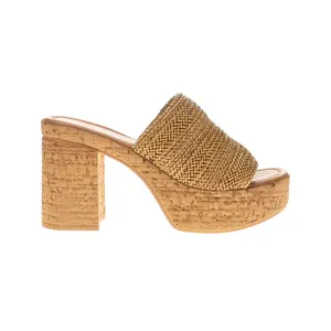 Seychelles Womens Applause Platform Casual Sandals Casual High Heel 3" & Up - Brown