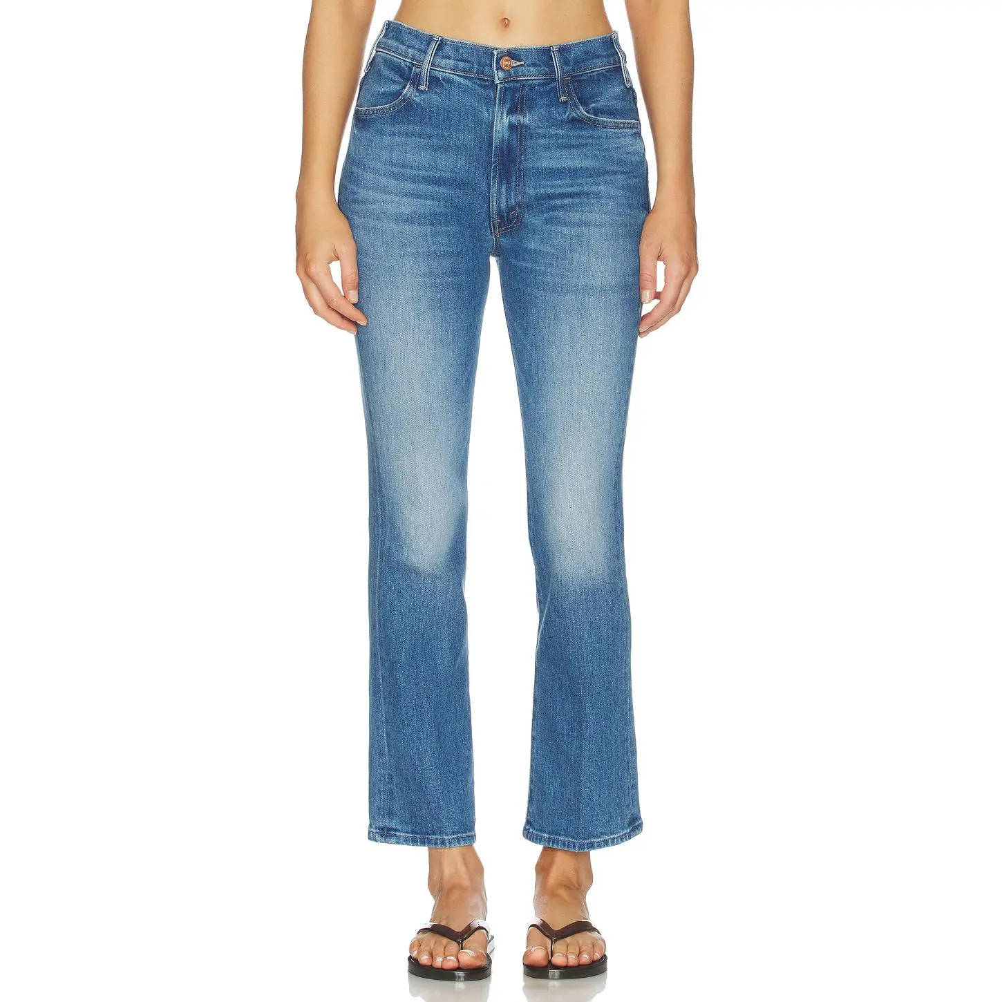 MOTHER The Hustler Flood Jeans in All Your Eggs In One Basket