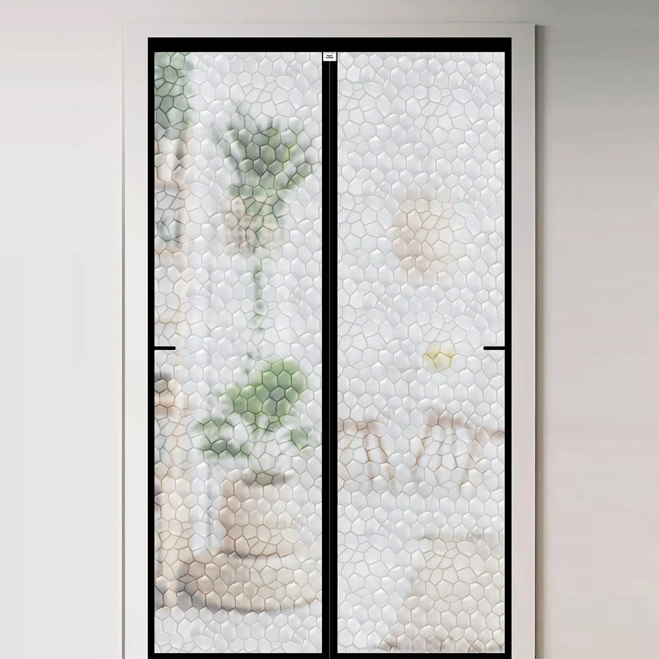 32 x 80 inch Magnetic Thermal Insulated Door Curtain, Transparent Home Decor Hanging Supply with Easy Install, Self-Sealing, Energy-Efficient Temperature Regulation, Pet-Friendly, Natural Light & High Light Transmittance for Bedroom