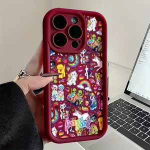 Designed to Resist Shocks And Drops Phone cases Case Compatible with iPhone 17 Pro Max 16 16e 15 14 Plus 13 12 Mini 11 Air X XS Pattern TPU Lens Protection Durable Soft Cover Gift 2D printing Shockproof Cellphone Shockproof Protector